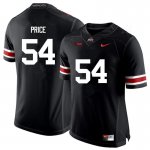 NCAA Ohio State Buckeyes Men's #54 Billy Price Black Nike Football College Jersey STO4545IJ